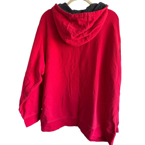 The North Face Red Logo Pullover Hoodie Men’s 4X - Picture 5 of 6